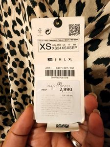 Zara Animal Print Shirt