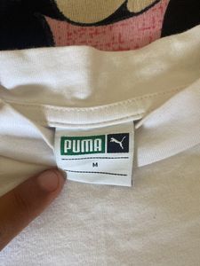 White Colour Puma T-shirt