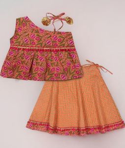 Ethnic Skirt & Top Set