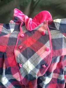 Cots Woollen Frock For 9-12 Months Girls