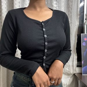 Ribbed Casual Top