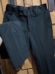 Black Formal Straight Leg Pants