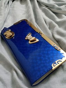 Blue Hand Purse