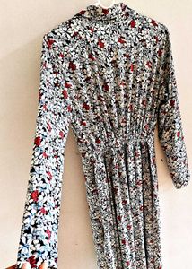 White Floral Maxi Dress