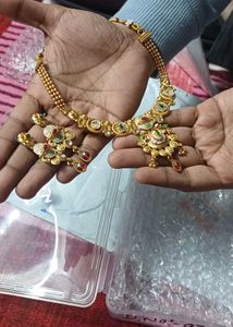 Necklace Earrings Set Party Wear