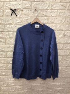 Blue Button-Down Cardigan Sweater🕶️‼️