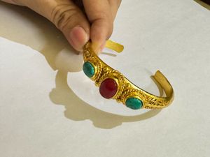 TIBETAN Gemstone Bangle Bracelet