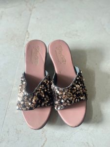 Sequins Heel Sandel
