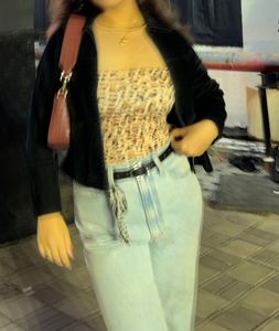 Leopard Print Tube Top