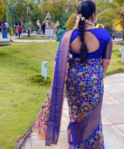 Saree With Blouse 32to 34