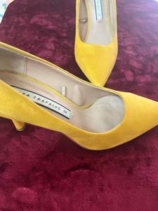 Zara Yellow Heels