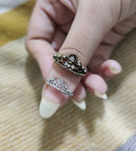 Tiara Rings - Set of 2