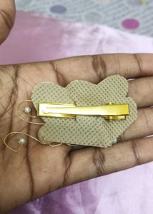 Butterfly Hair Tie And Three Clips Combo