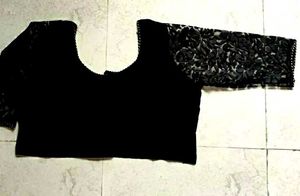 Black Net Blouse