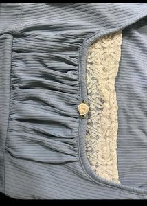 pinterest coquette blue top