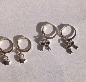 Silver Loop Earrings Combo