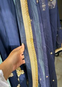 Beautiful Patch Work Gown With Dupatta