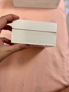 White Wooden Storage Box