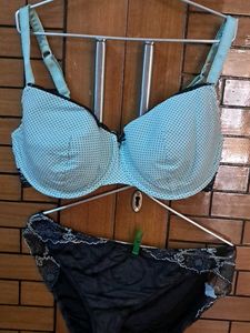 Combo Of  Five  Imported Fabric Bra N Panty