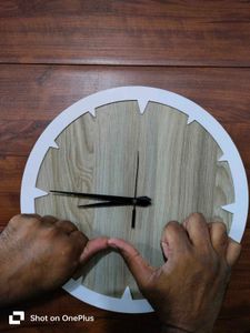 Modern Wood Wall Clock