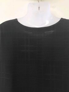 Black Checked Top