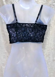 I. CUTE BLACK CORSET TOP