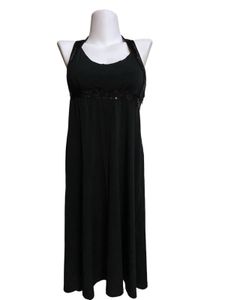 Elegant Black Halter Dress