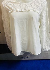 White Translucent Top