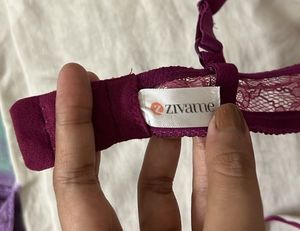 Purple + Black Bras Combo