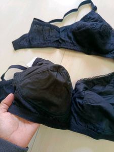 Black Lace Bra Set