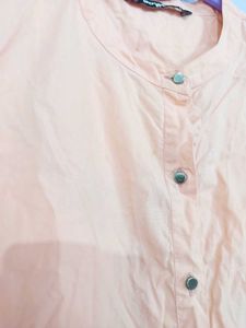 Encrypt Peach Short Top