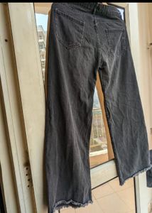 Charcoal Colour Jeans For Girls