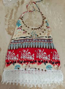 Boho Halter Top