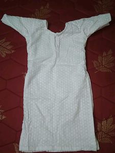 Chikankari Kurti For Kids