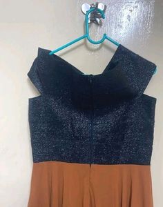 Off shoulder gown