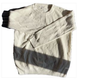 baggy Beige Knit Sweater unisex
