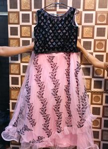 Pink Lehanga Choli With Dupatta