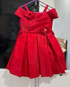 Red Partywear Frock