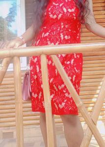 Red One Piece Dress
