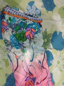 EMBROIDERD SAREE WITH BLOUSE