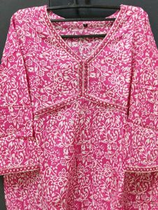 Floral Print Tunic Top