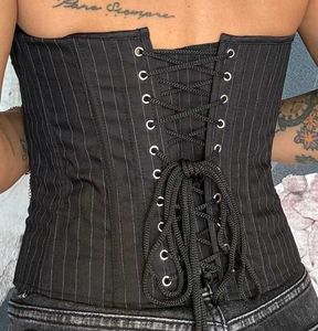 Striped Corset Top