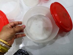Set Of 3 Plastic Containers