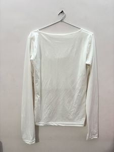 White Long Sleeve Top