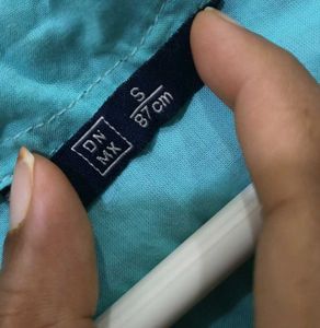 Cute Turquoise Eyelet Top