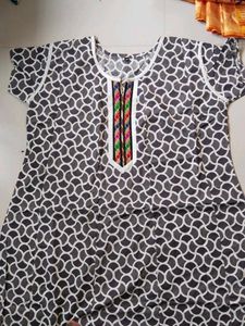 Patterned Casual Dress