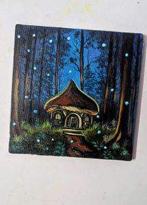 Mini Enchanted Forest Painting