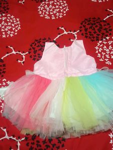 Rainbow Tulle Dress
