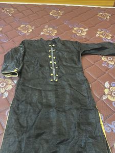 Elegant Black Kurta