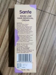 Sanfe Hair Removal Cream +Compact+Earrings